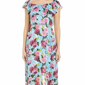 Betsey Johnson Women's Off The Shoulder Maxi Dress